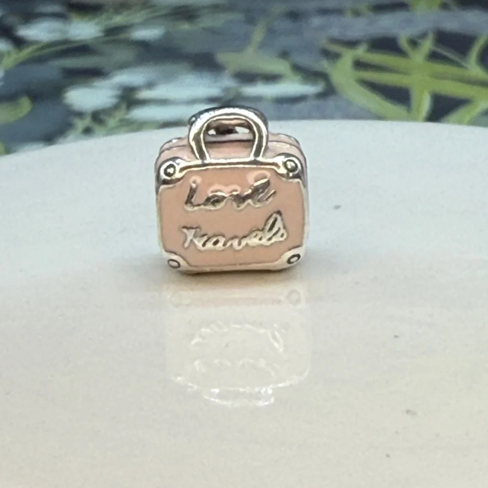 ⭐️Authentic Pandora Pink Travel Bag Charm - Picture 2 of 8